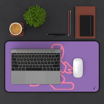 Desk Mat: Fight Cancer Lite Purple