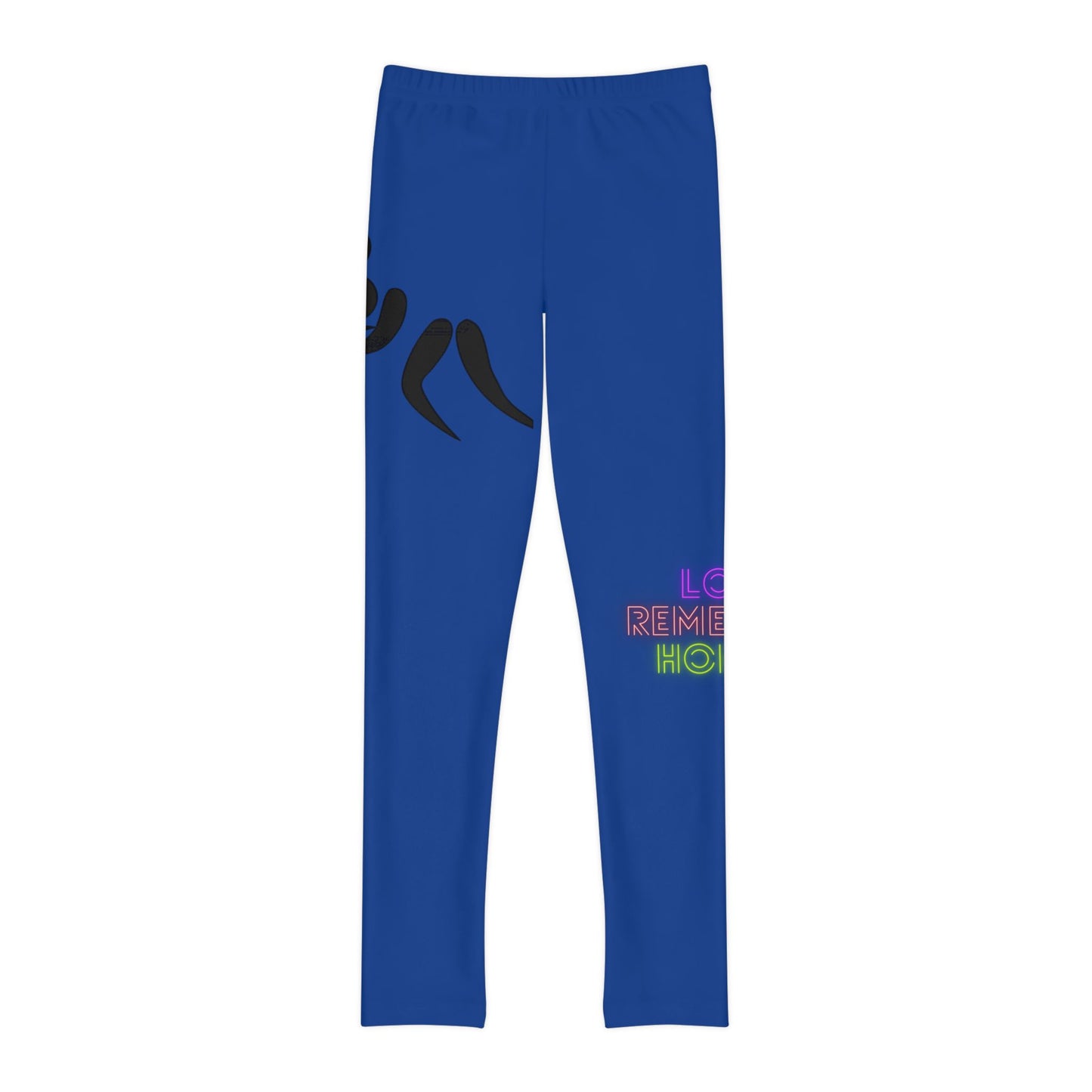 Youth Full-Length Leggings: Wrestling Dark Blue