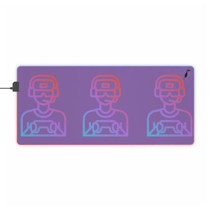 LED Gaming Mouse Pad: Gaming Lite Purple