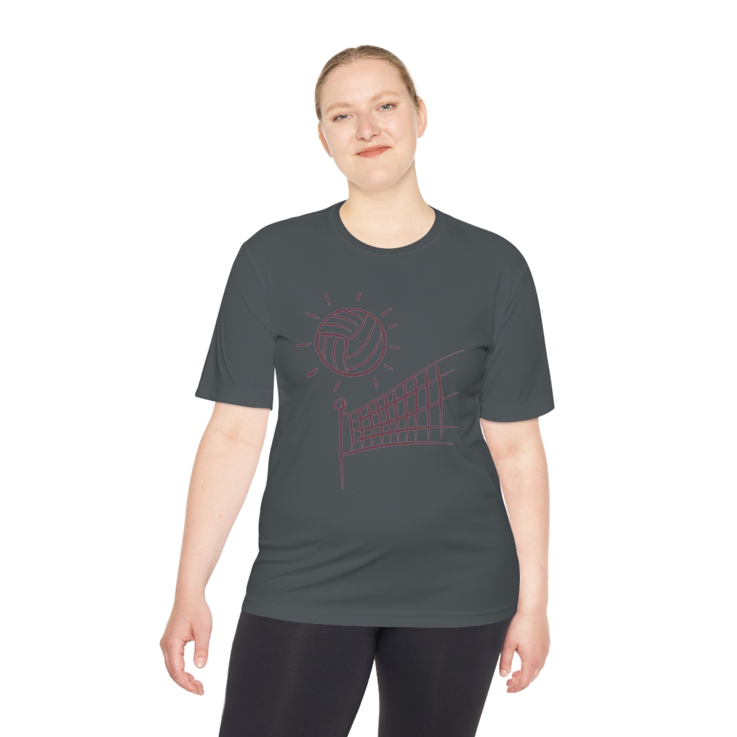 Moisture Wicking Tee: Volleyball #1