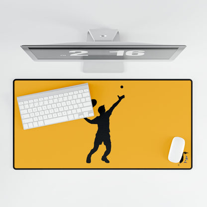 Desk Mats: Tennis Yellow