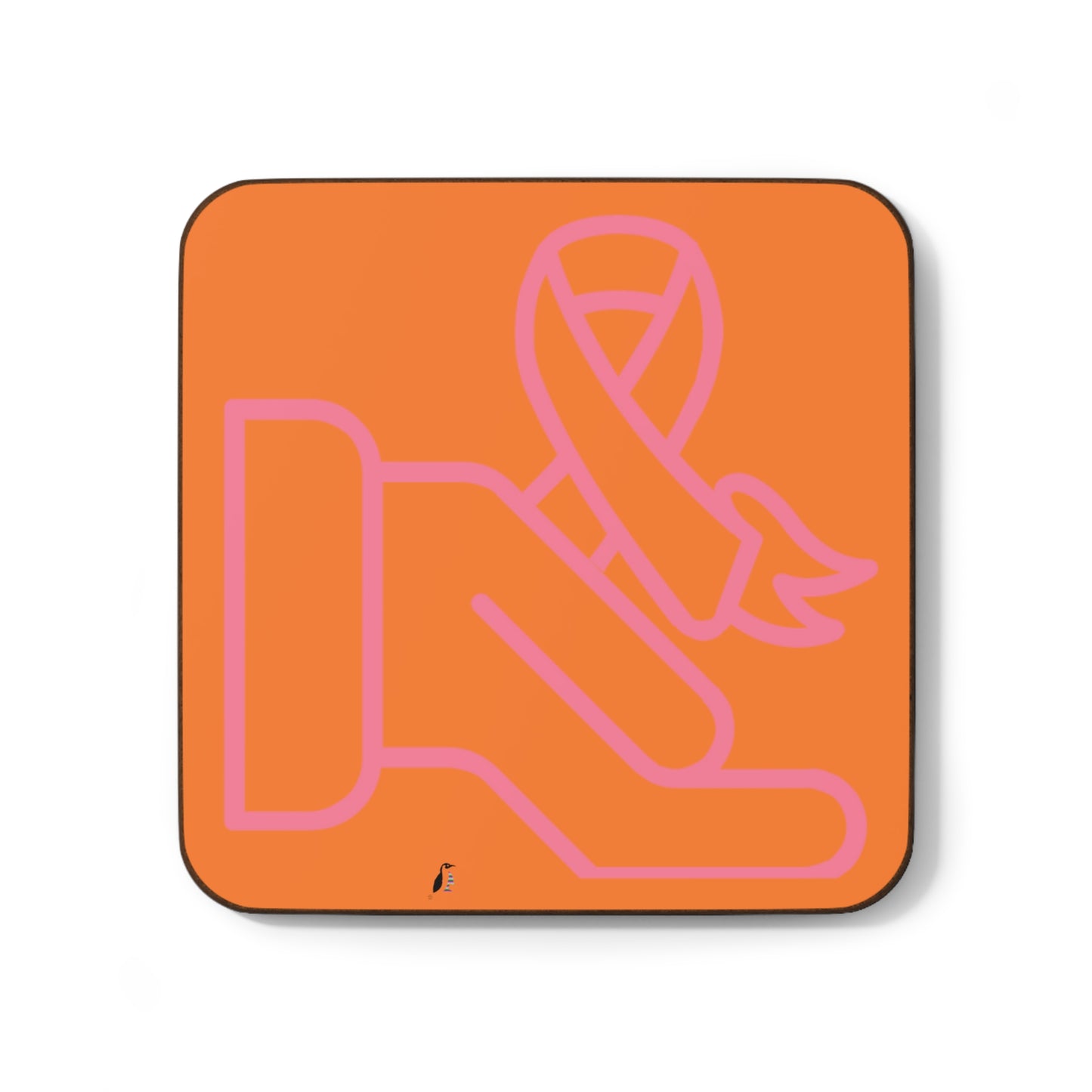 Hardboard Back Coaster: Fight Cancer Crusta