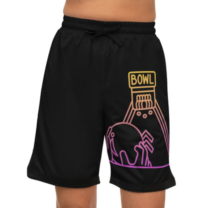 Basketball Rib Shorts: Bowling Black