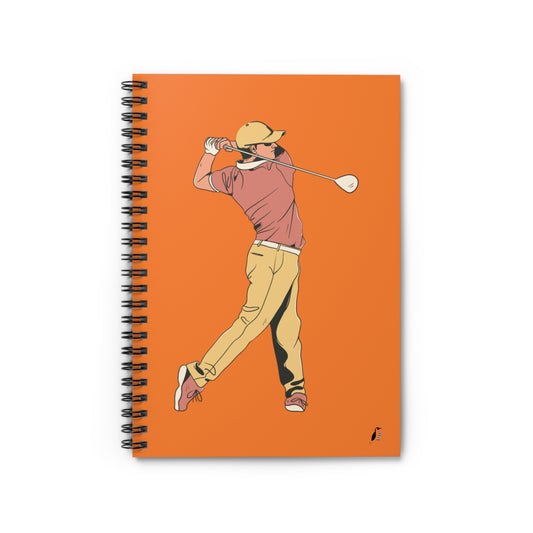 Spiral Notebook - Ruled Line: Golf Crusta