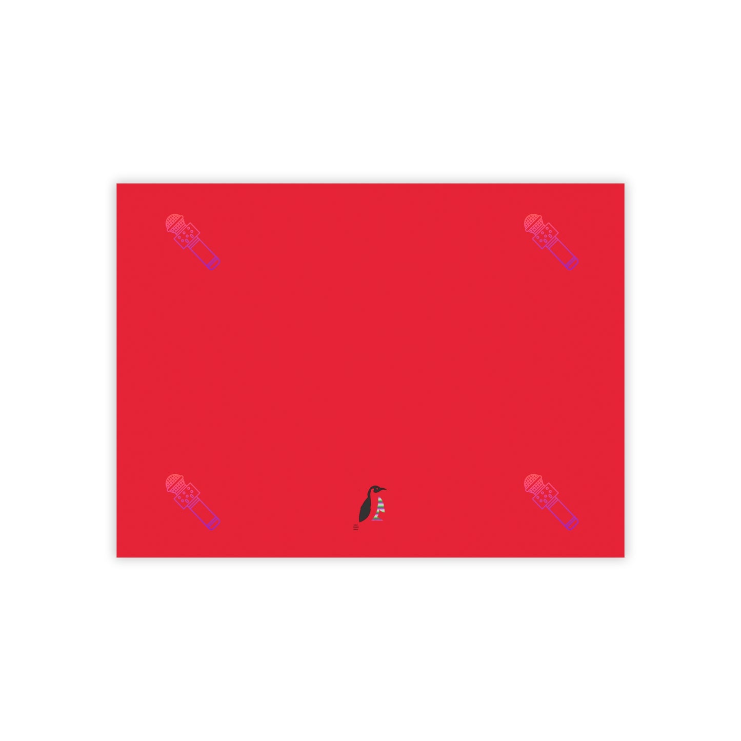 Post-it® Note Pads: Music Dark Red