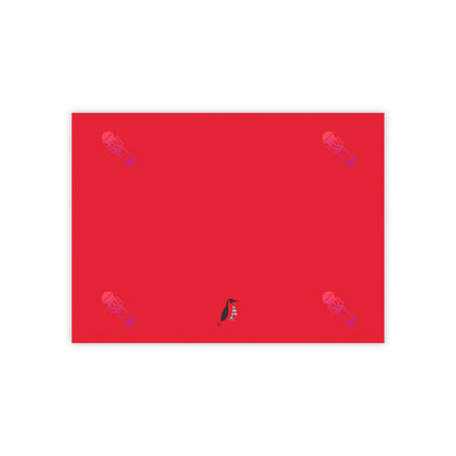 Post-it® Note Pads: Music Dark Red