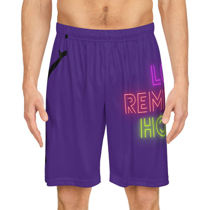 Basketball Shorts: Tennis Purple