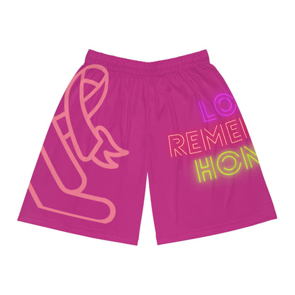 Basketball Shorts: Fight Cancer Pink