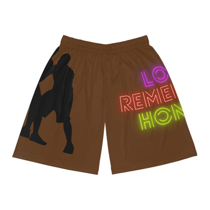 Basketball Shorts: Basketball Brown