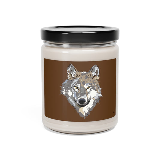 Scented Soy Candle, 9oz: Wolves Brown