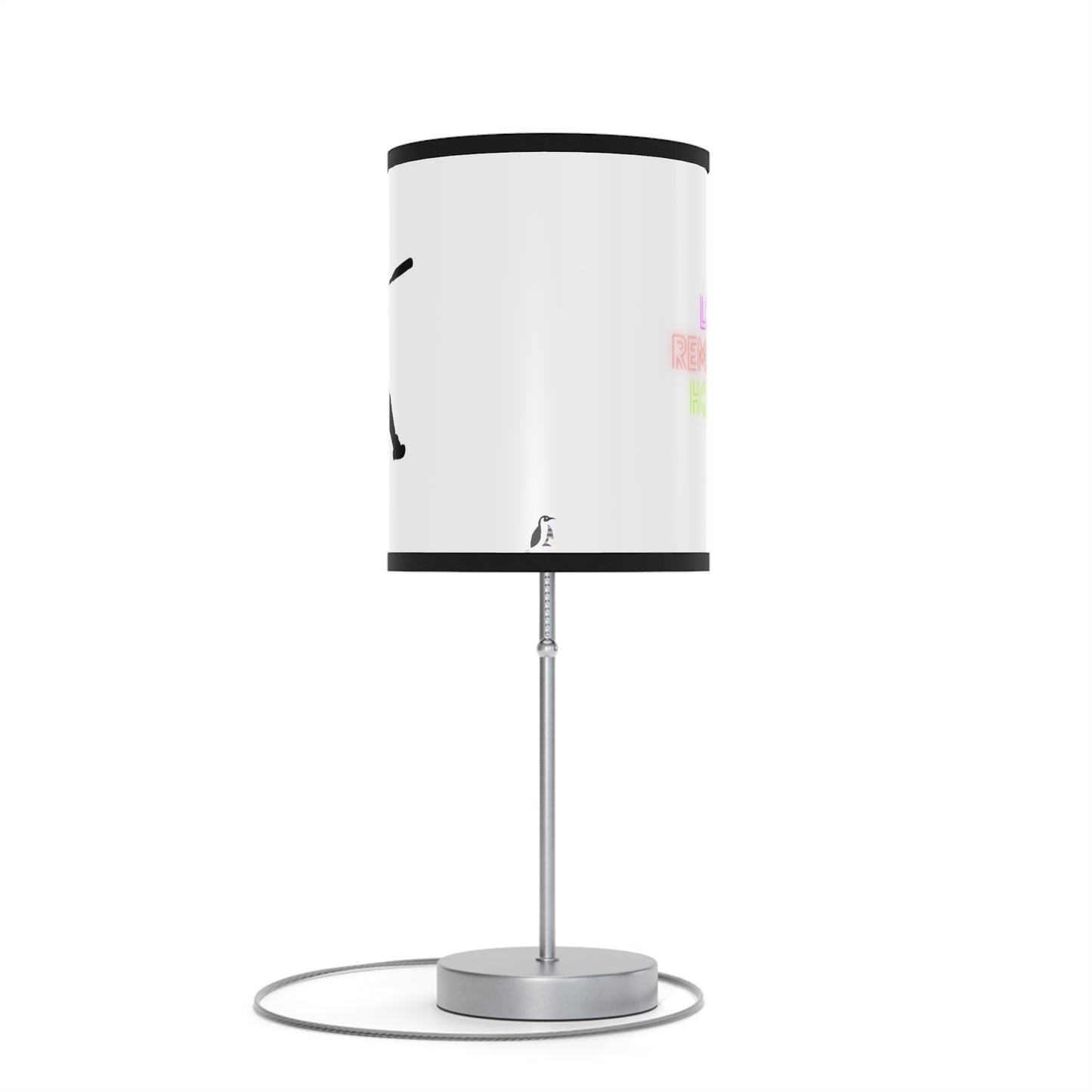 Lamp on a Stand, US|CA plug: Baseball White