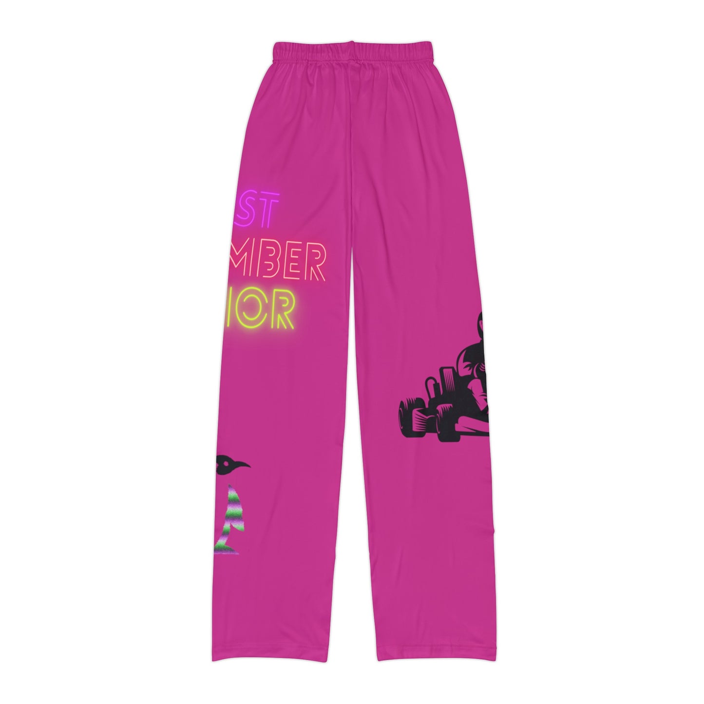 Kids Pajama Pants: Racing Pink