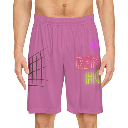 Basketball Shorts: Volleyball Lite Pink