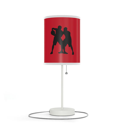 Lamp on a Stand, US|CA plug: Basketball Dark Red