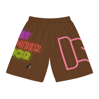 Basketball Shorts: Fight Cancer Brown