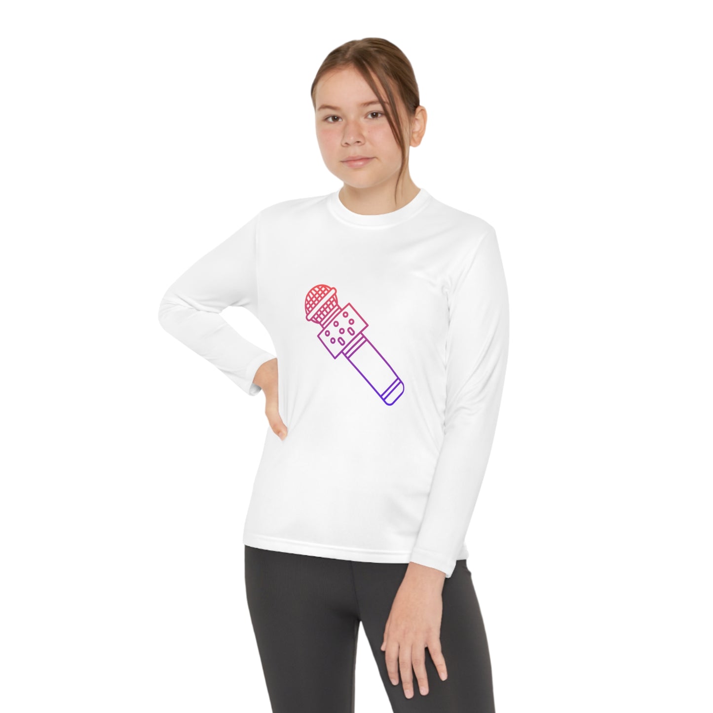 Youth Long Sleeve Competitor Tee: Musika 