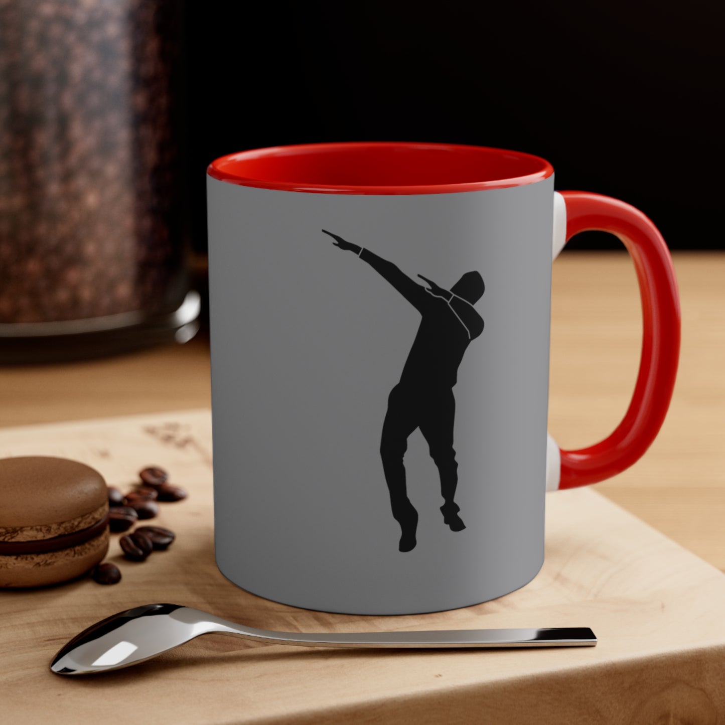 Accent Coffee Mug, 11oz: Dance Grey