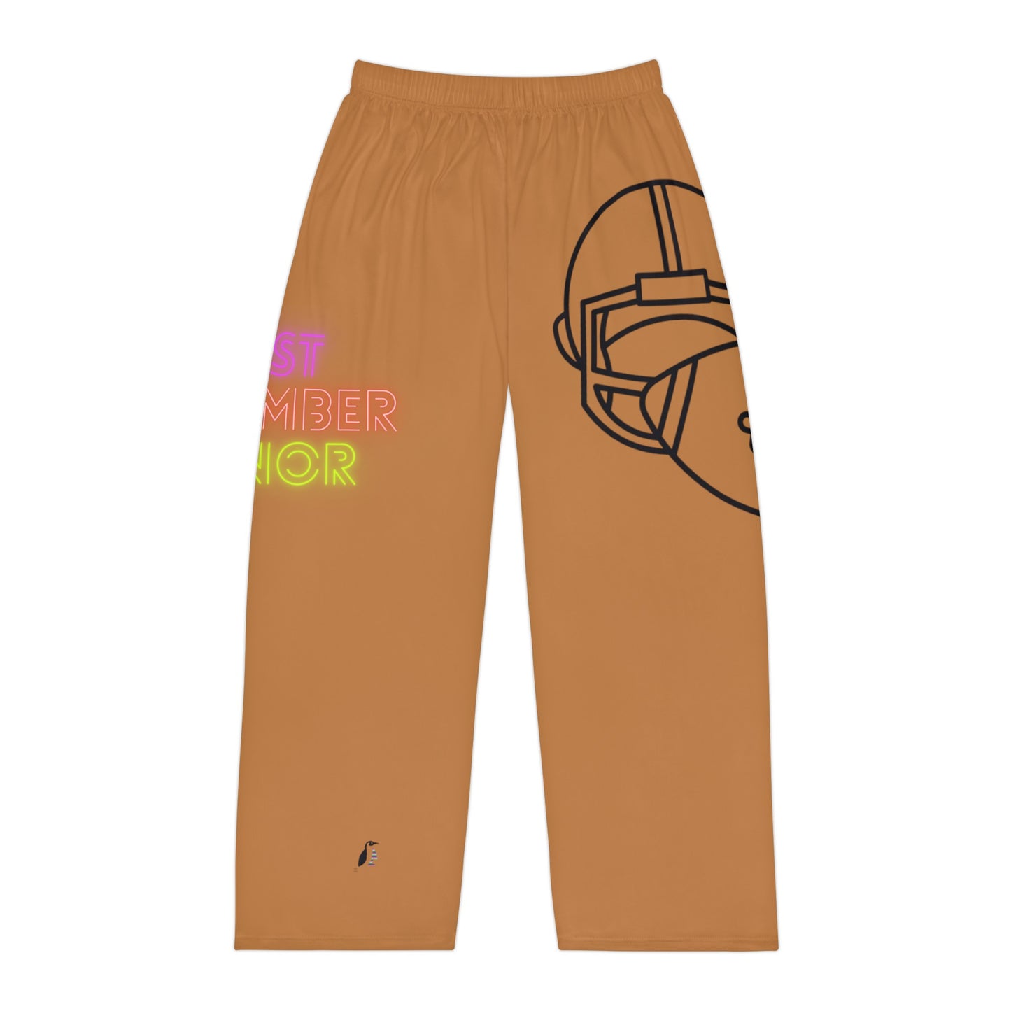 Men's Pajama Pants: Football Lite Brown