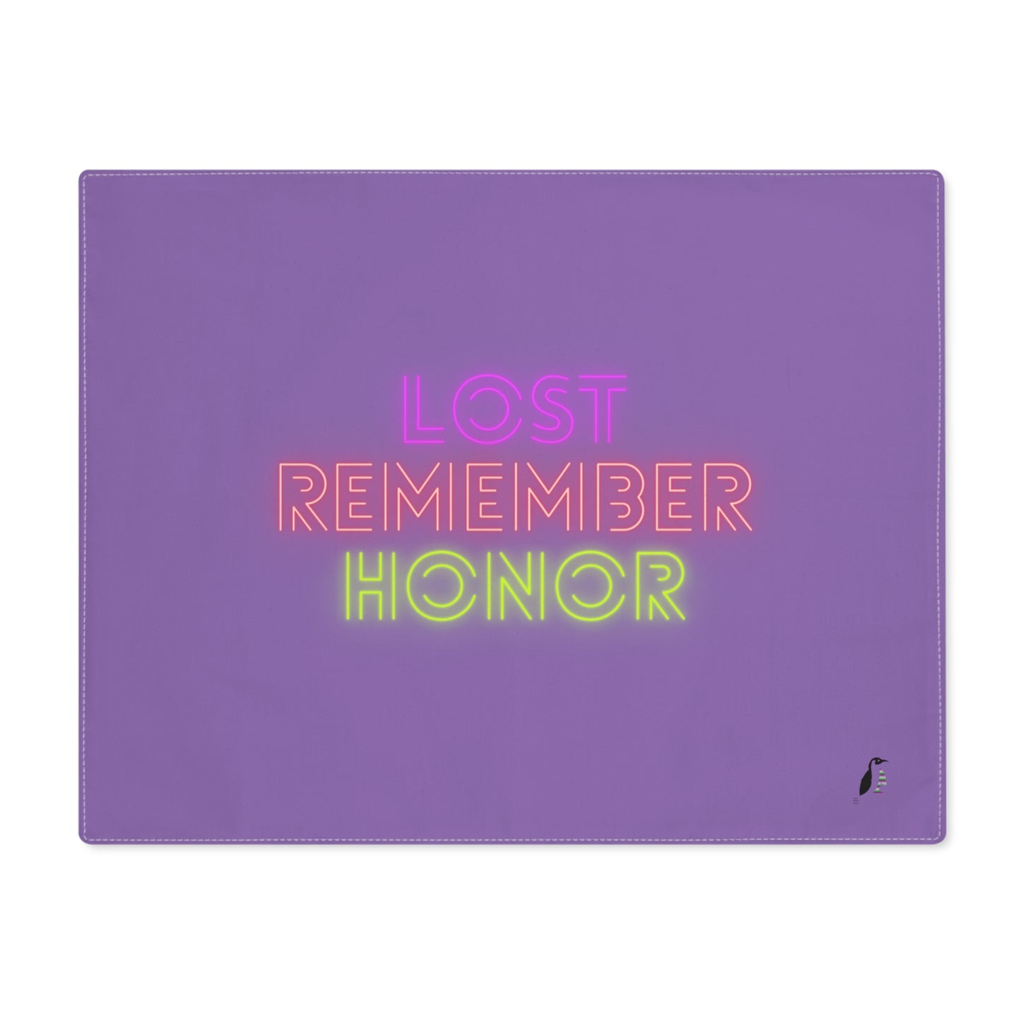 Placemat, 1pc: Lost Remember Honor Lite Purple