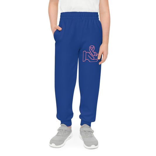 Youth Joggers: Fight Cancer Dark Blue