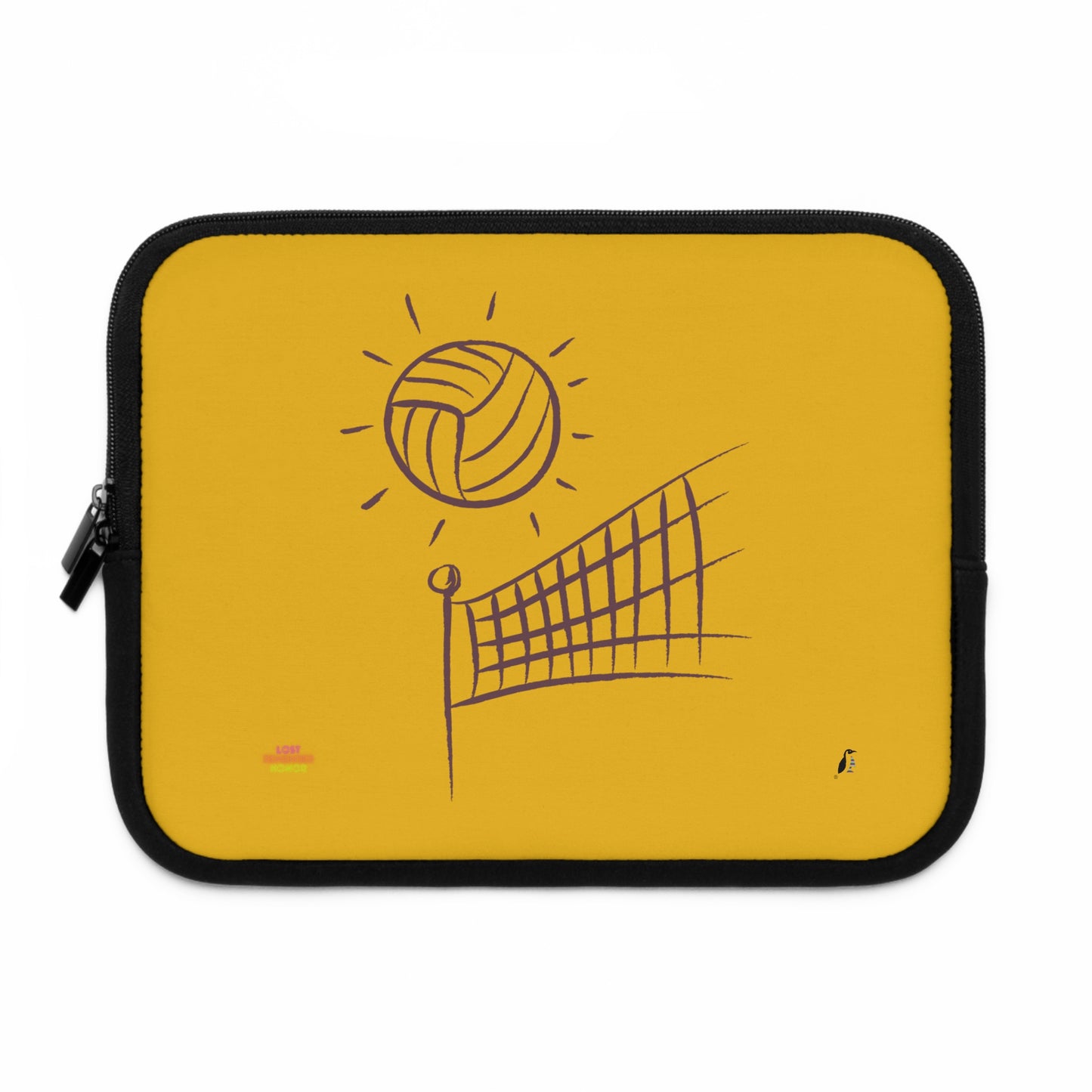 Laptop Sleeve: Volleyball Yellow