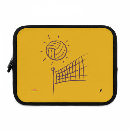 Laptop Sleeve: Volleyball Yellow