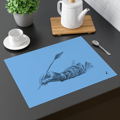 Placemat, 1pc: Writing Lite Blue