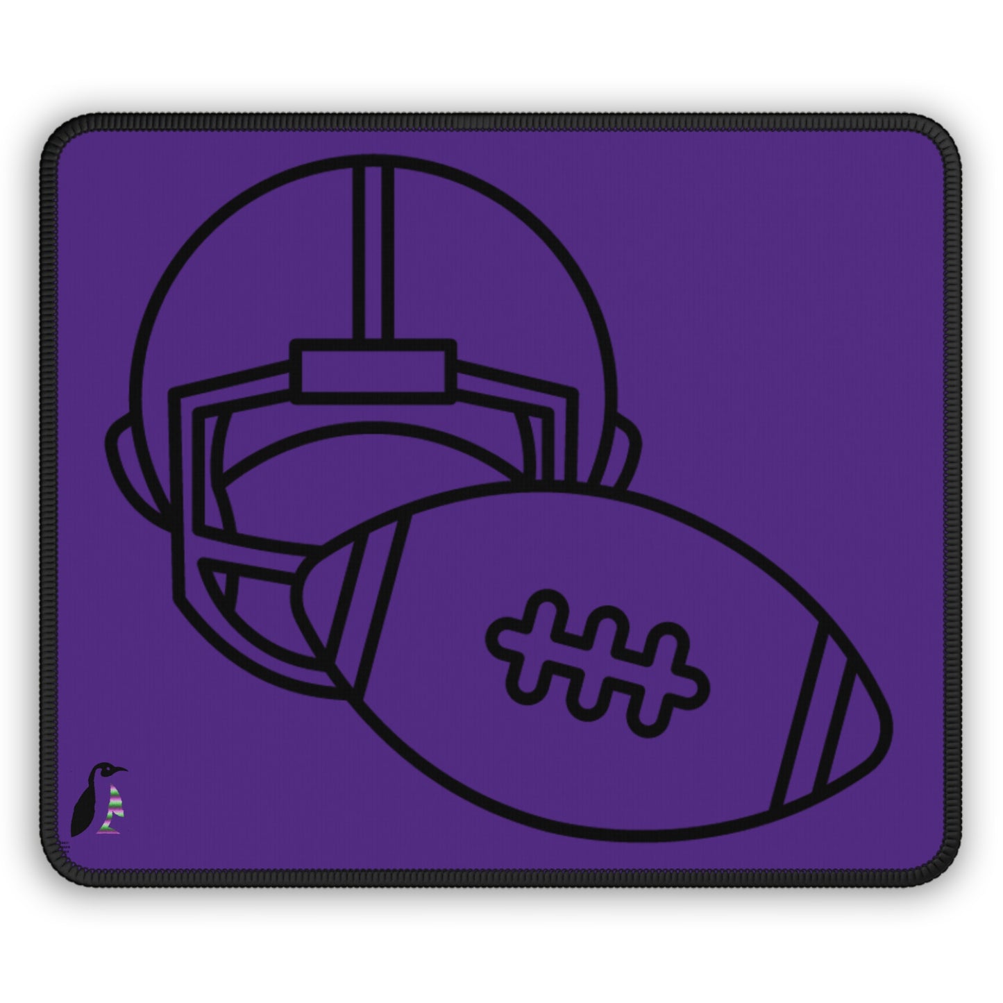 Gaming Mouse Pad: Football Purple