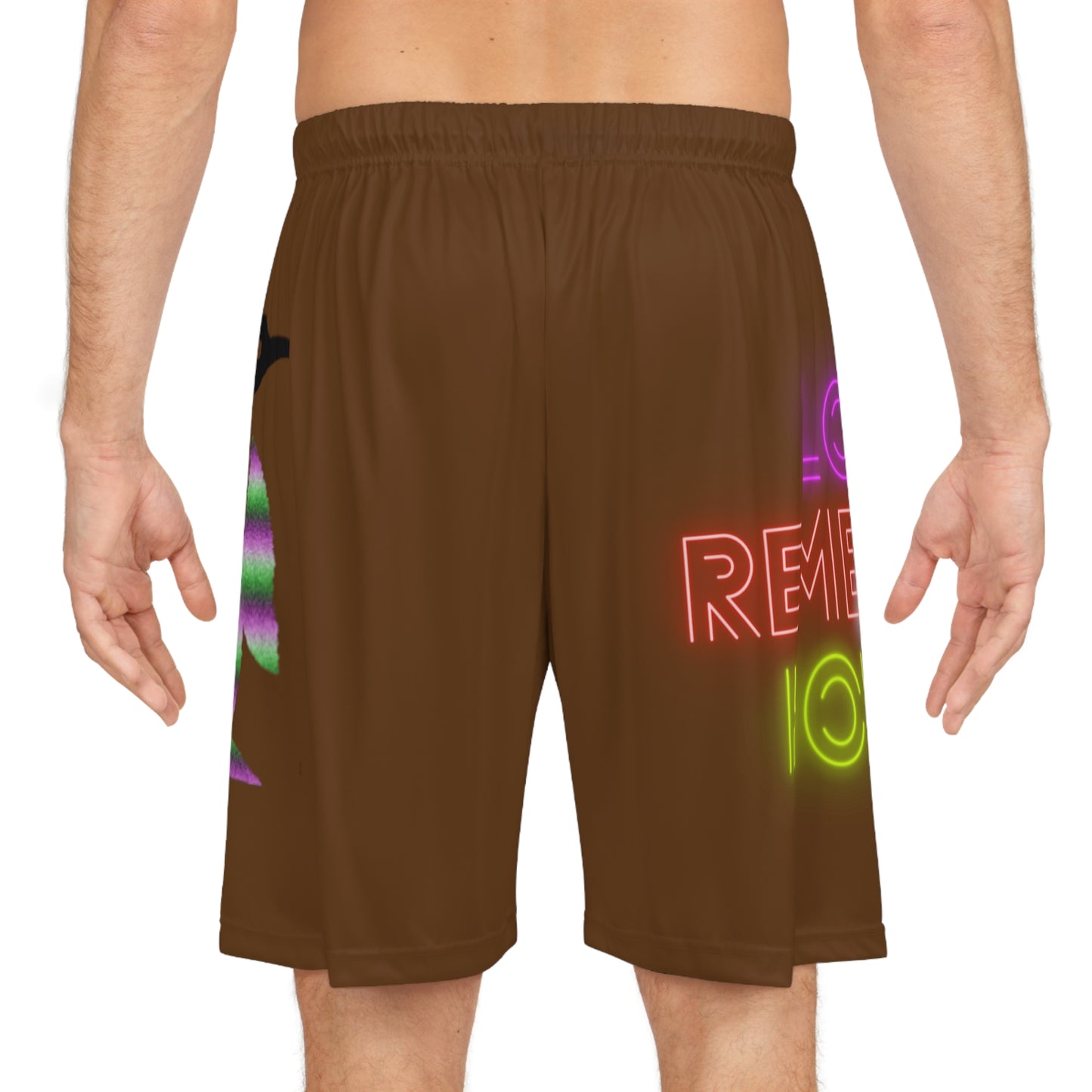 Basketball Shorts: Lost Remember Honor Brown