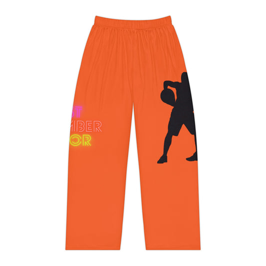 Women's Pajama Pants: Basketball Orange