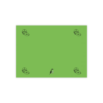 Post-it® Note Pads: Football Green