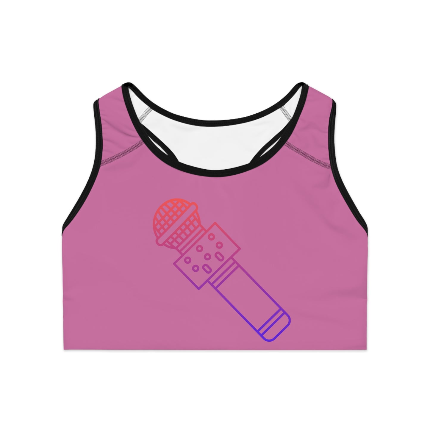 Sports Bra: Music Lite Pink