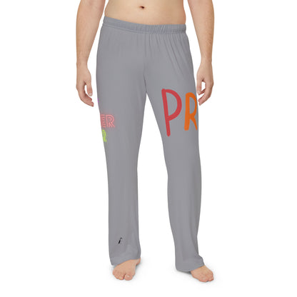 Men's Pajama Pants: LGBTQ Pride Grey