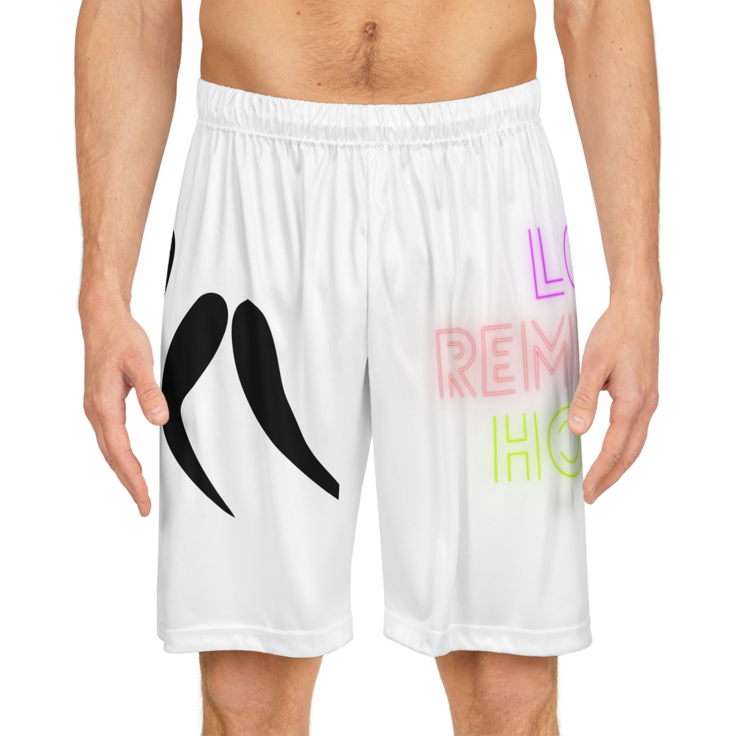 Basketball Shorts: Wrestling White