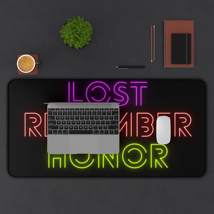 Desk Mat: Lost Remember Honor Black