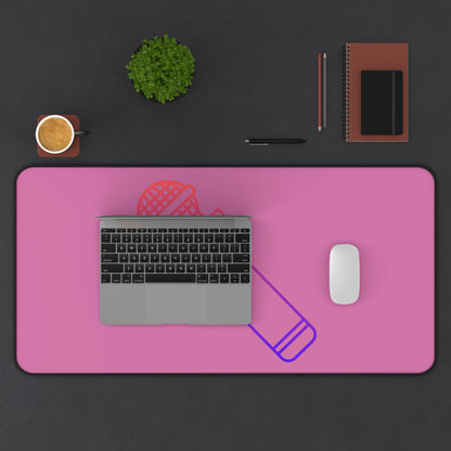 Desk Mat: Music Lite Pink