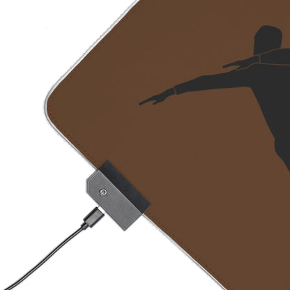 LED Gaming Mouse Pad: Dance Brown