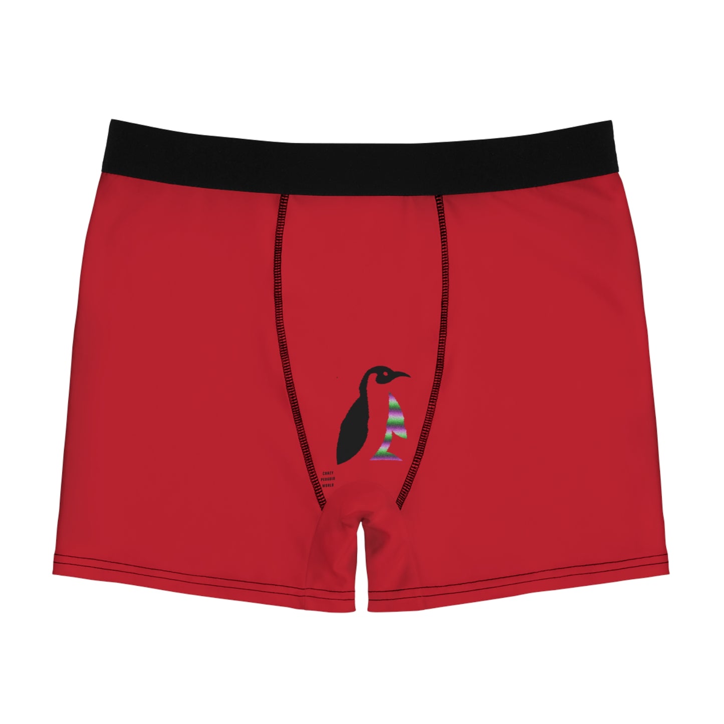 Men's Boxer Briefs: Tennis Dark Red