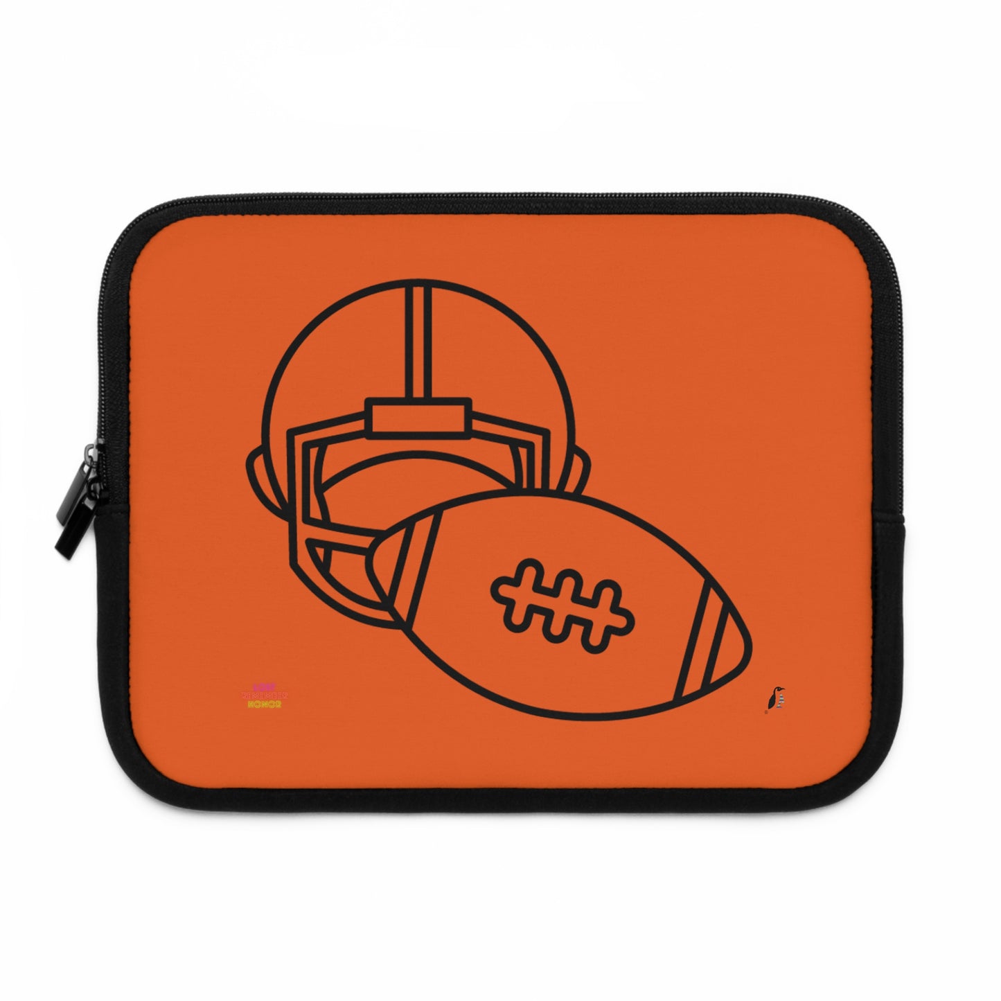 Laptop Sleeve: Football Orange