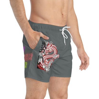 Swim Trunks: Dragons Dark Grey