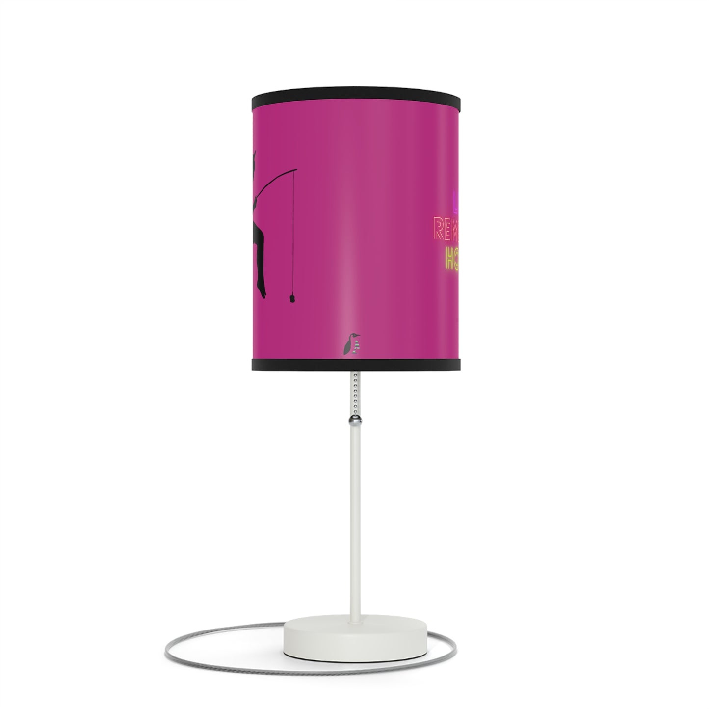 Lamp on a Stand, US|CA plug: Fishing Pink 