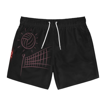 Swim Trunks: Volleyball Black