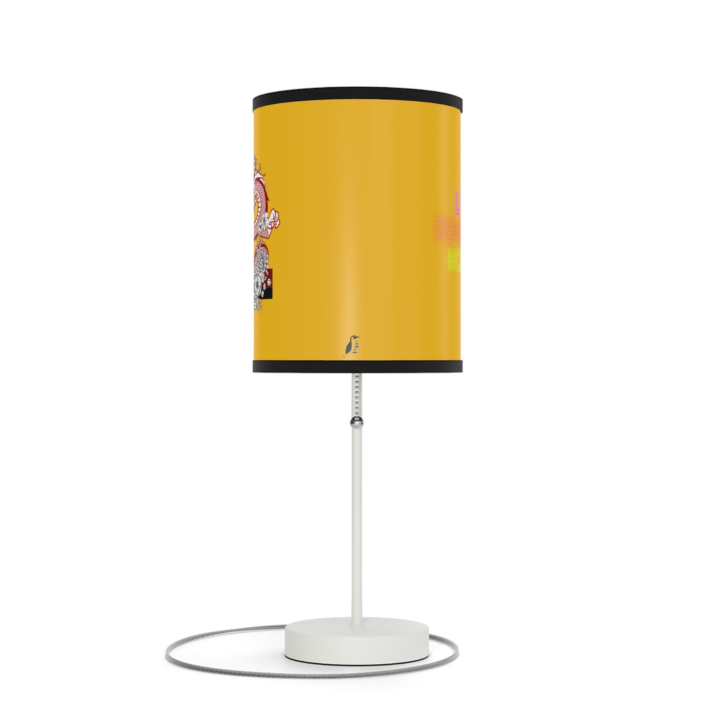 Lamp on a Stand, US|CA plug: Dragons Yellow