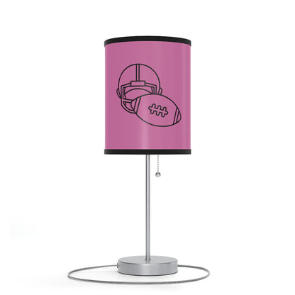 Lamp on a Stand, US|CA plug: Football Lite Pink