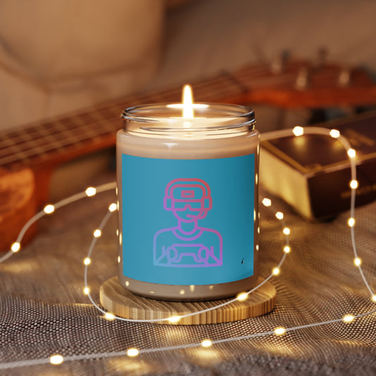 Scented Candle, 9oz: Gaming Turquoise