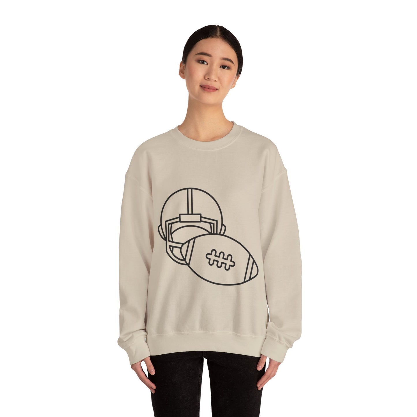 Heavy Blend™ Crewneck Sweatshirt: Football #1