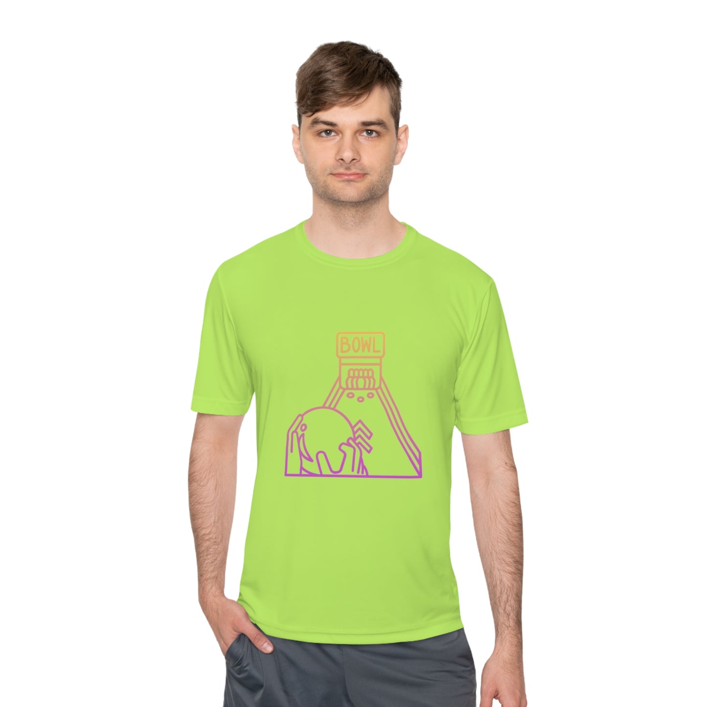 Moisture Wicking Tee: Bowling #2