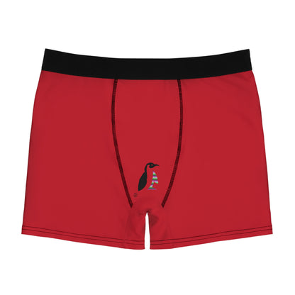 Men's Boxer Briefs: Fight Cancer Dark Red