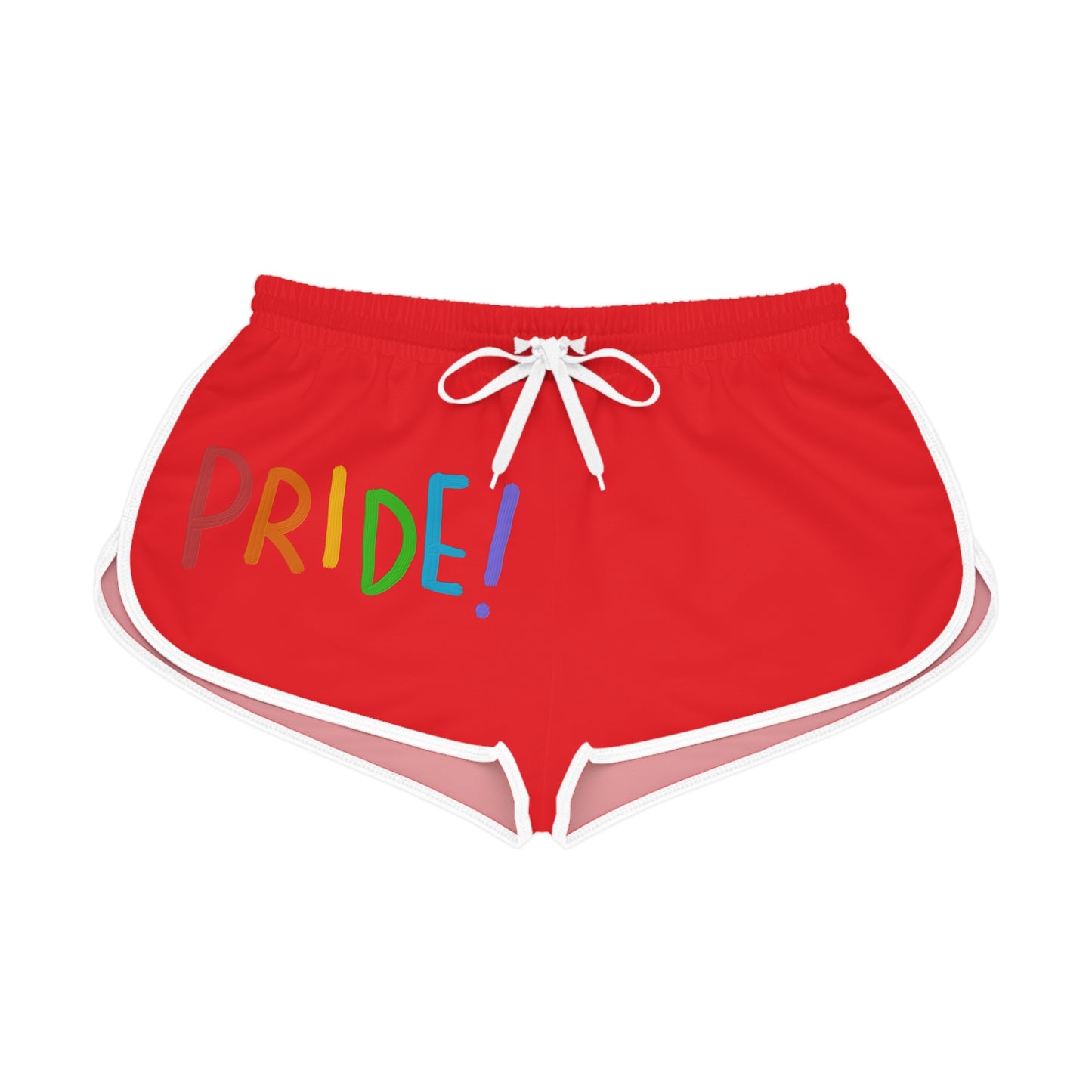 Women's Relaxed Shorts: LGBTQ Pride Red