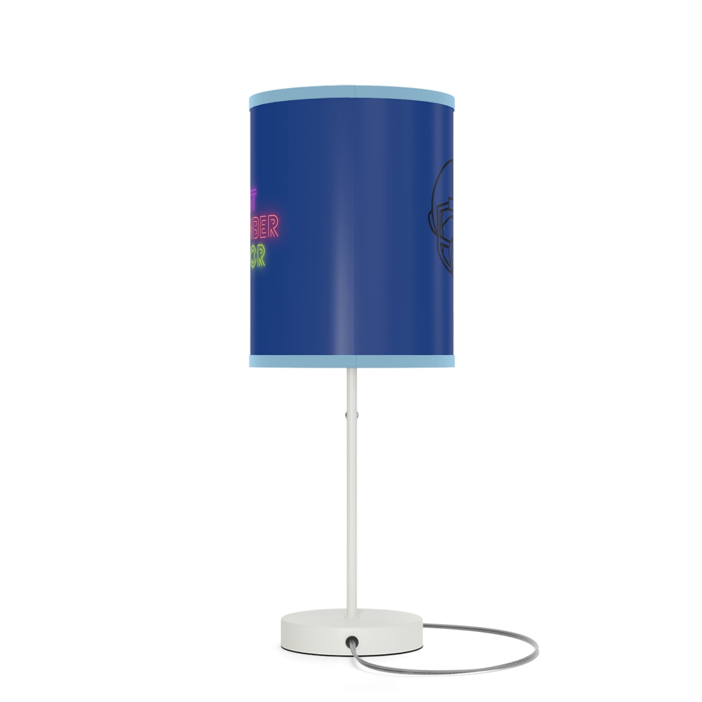 Lamp on a Stand, US|CA plug: Football Dark Blue